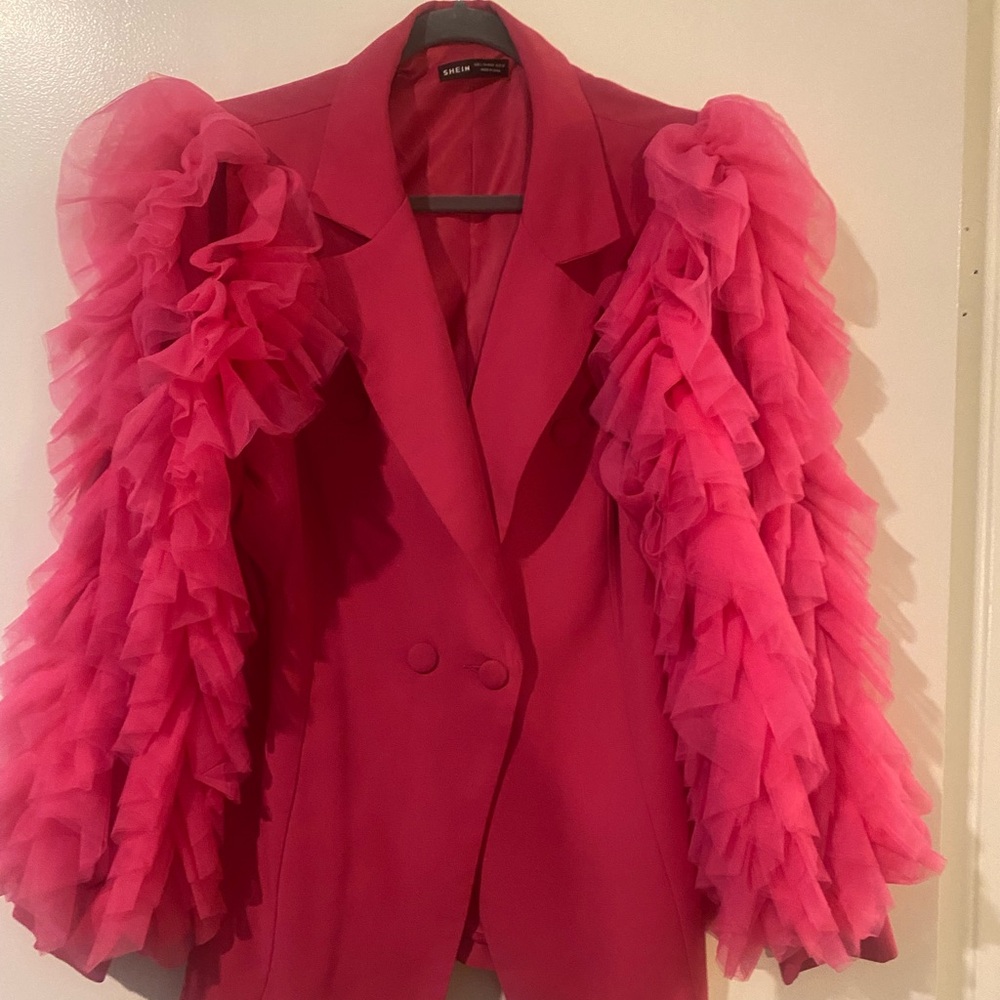 Pink Jackets with Ruffles Large - Picture 2 of 3